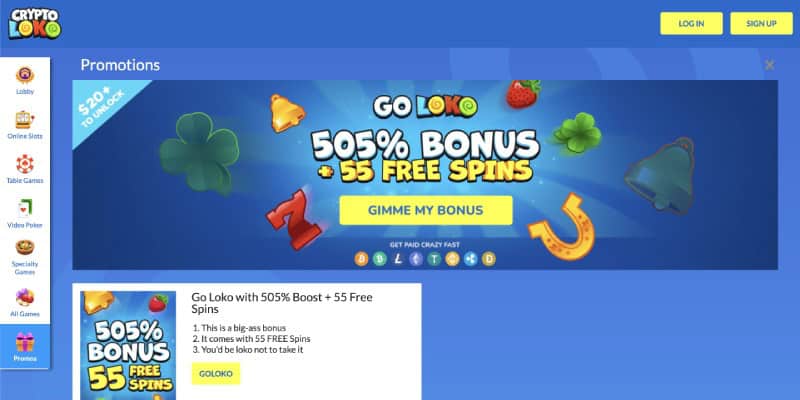 crypto loko casino bonus